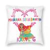 Manana Sera Bonito Sirenit Karol G Pillowcase Printed Polyester Cushion Cover Decor Throw Pillow Case Cover Bedroom Dropshipping