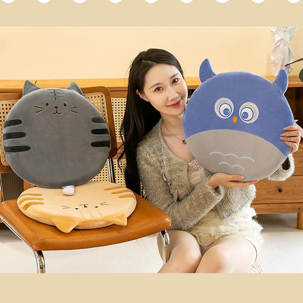 Universal Cartoon Animal Dog Cat Chair Cushion Comfortable Soft Seat Pads Thick Tatami Mat For Office Student Dormitory Car