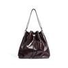 Women's bag niche design bag 2025 new fashion bag large capacity tote bag versatile shoulder underarm bucket bag