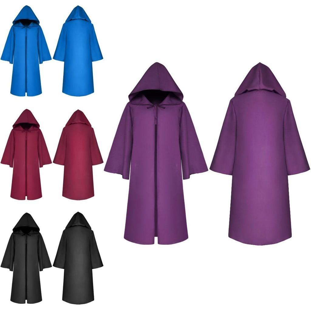 Premium Quality Star Wars Jedi Warrior Hooded Cloak Cape Robe For Cosplay Events