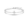 Alloy Stylish Heart Bracelet For Women Modern Highend Fashion Hand Ornament