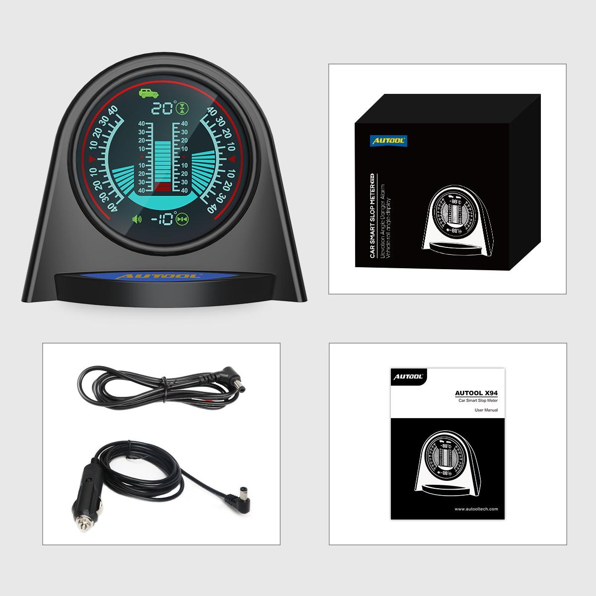 

AUTOOL X94 OBD2 Автомобильный цифровой спидометр Измеритель OBD Бортовой компьютер Автомобильный дисплей Датчик OBD HUD Проекционный дисплей Отображение скорости поездки