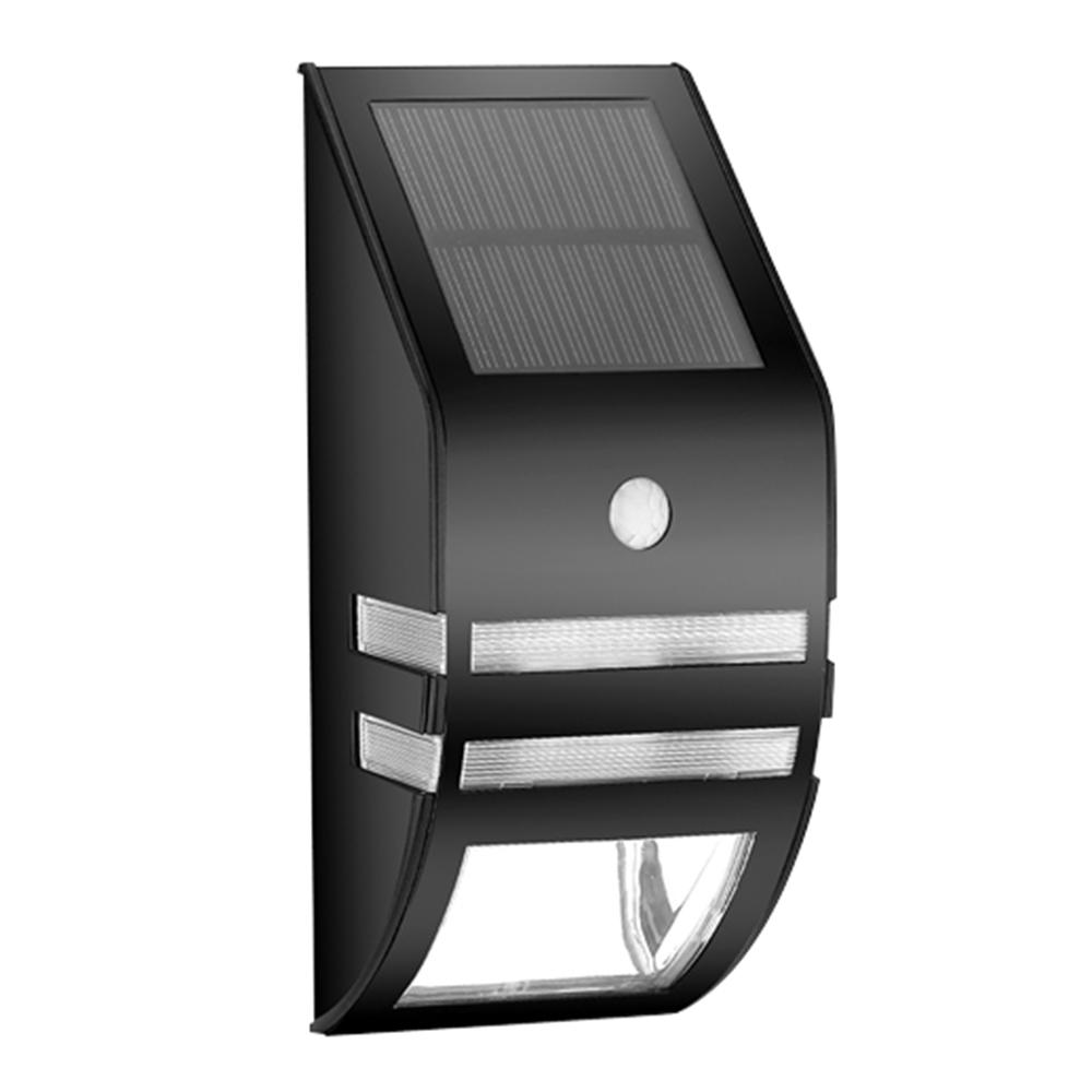 

DS-SL2 Trapezoidal Solar Wall Light Waterproof PIR Motion Sensor Garden LED Light A
