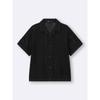 Gu By Uniqlo Kids  Unisex  Washable Mesh Knit Shirt  5 Minute Sleeve  Nt+e