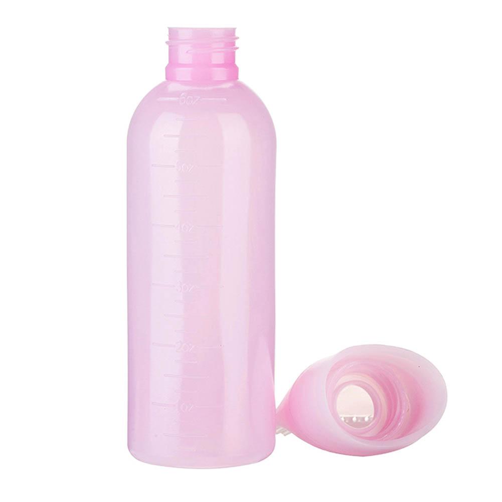 Professioneller Haarfärbekamm Leere Haarfärbeflasche mit Applikatorbürste Dosiersalon Haarfärbe-Stylingwerkzeug