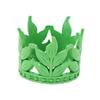 Children's Birthday Cake Decoration Crown Leaf Shape Mini Round Tiara Hair Accessories Alloy Jewelry