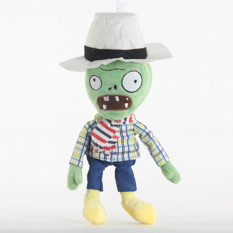 39 Styles 22-30cm Plants Vs Zombies Cosplay Plush Toys PVZ Hats Pirate Duck Zombie Plush Stuffed Toy Doll for Children Kids Gift