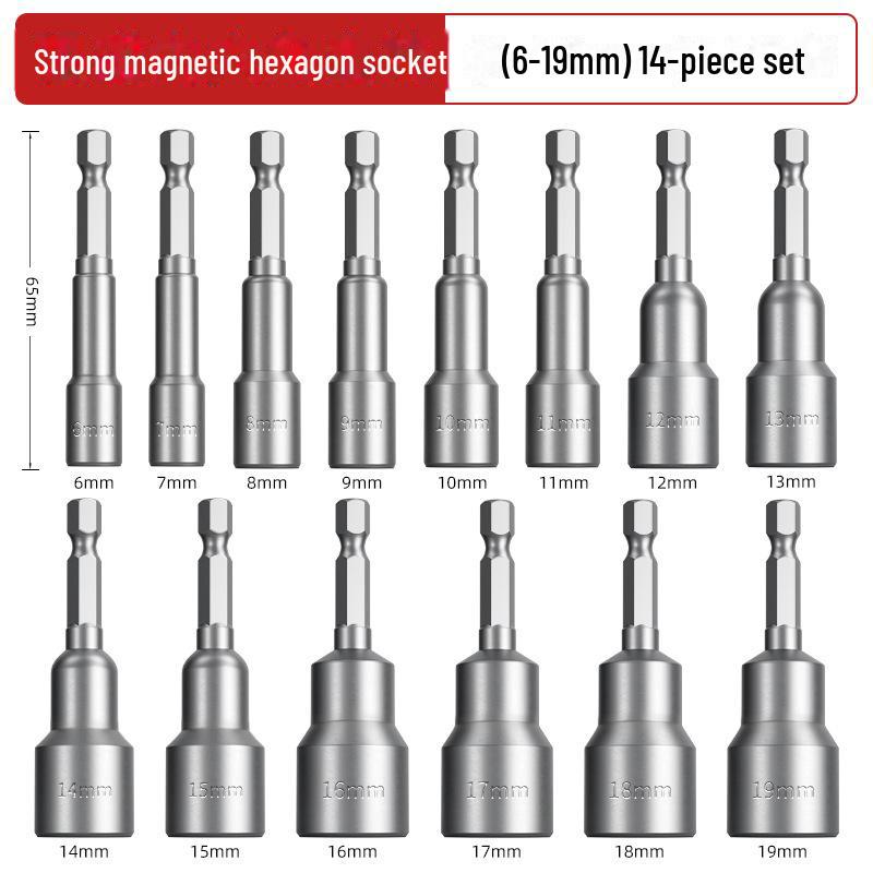 Dane Tools Magnetischer Inbusschlüssel und selbstschneidender Schraubendreher-Bohrersatz