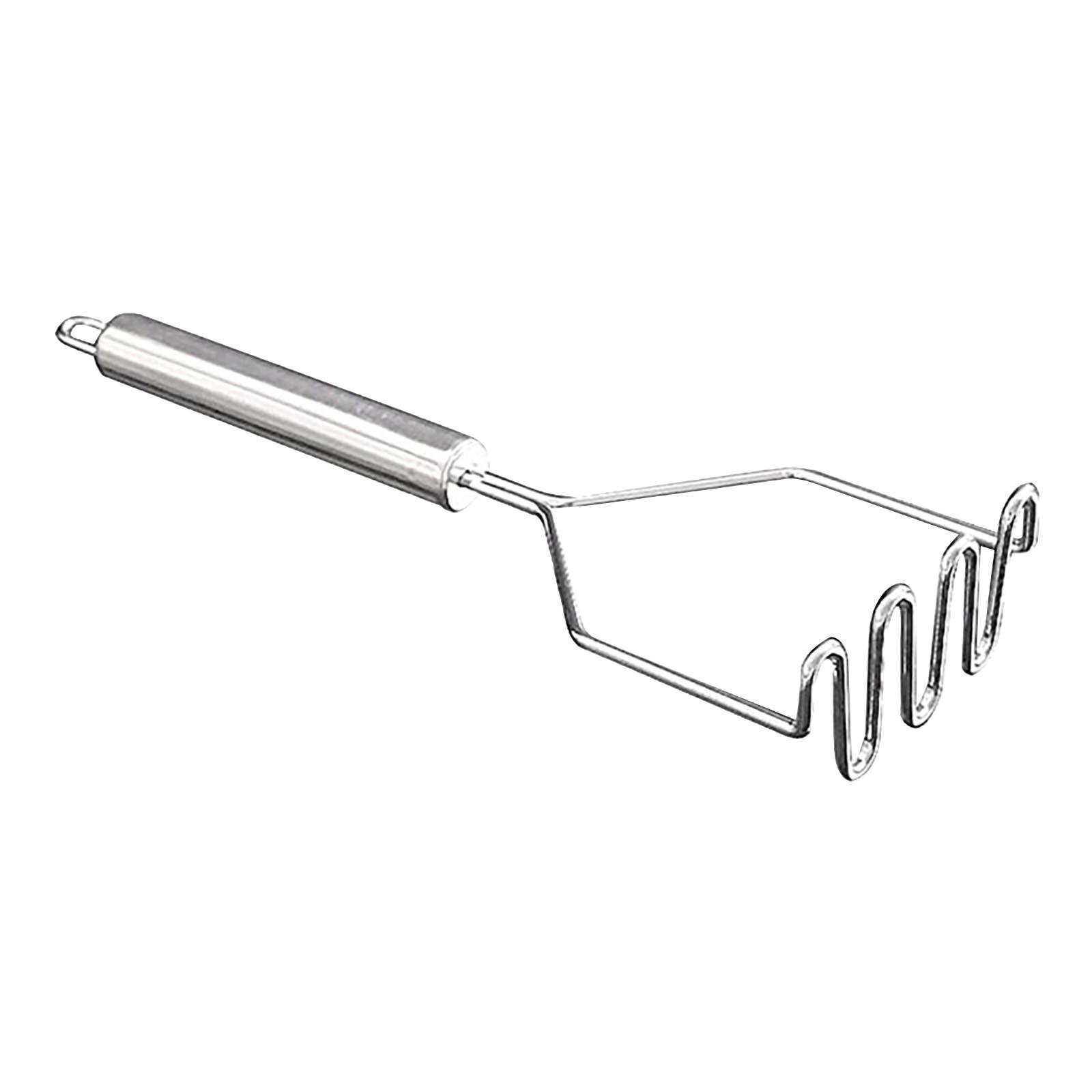 

Potato Masher Stainless Steel Wavy Wire Masher, Potato Press , Potato Masher, Mashed Potatoes One Size серебряный