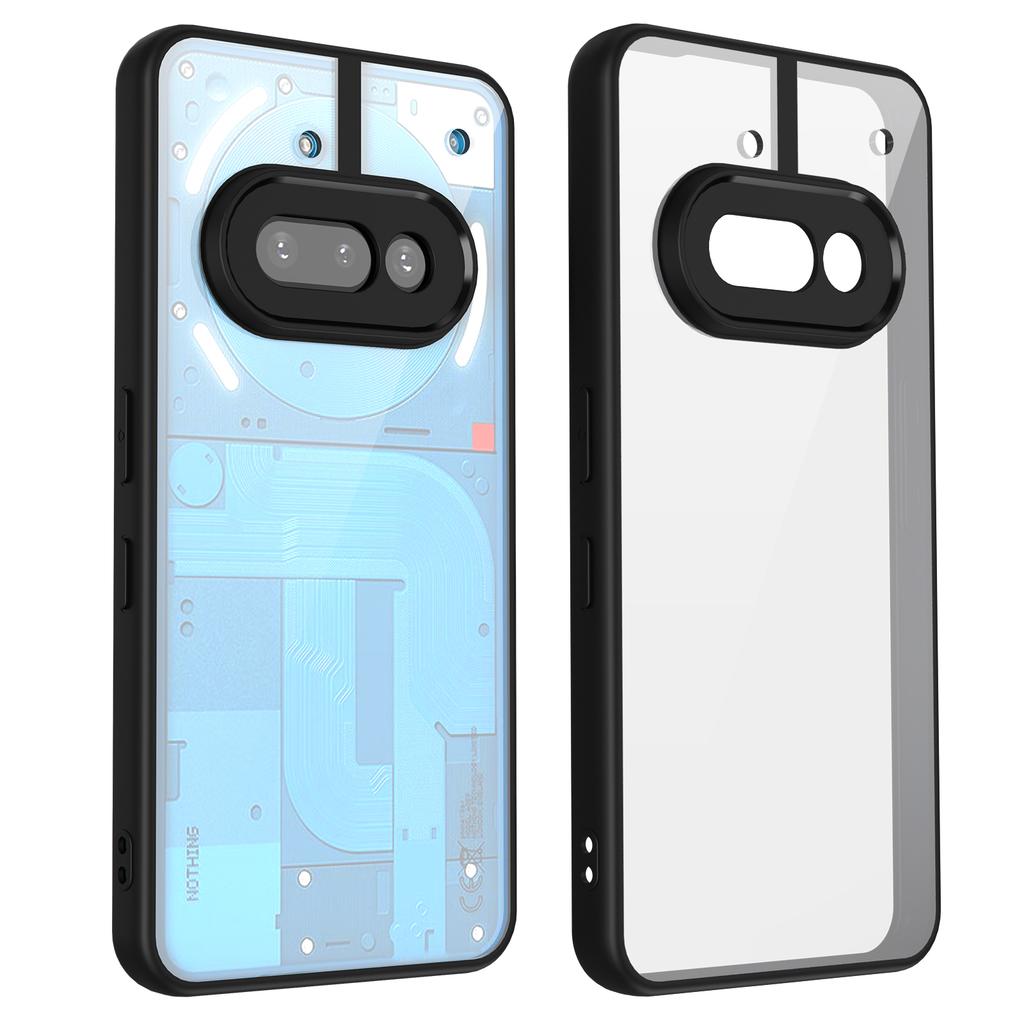 For Nothing Phone (3a) Case Matte Skin Touch Clear PC+TPU Shockproof Phone Back Cover