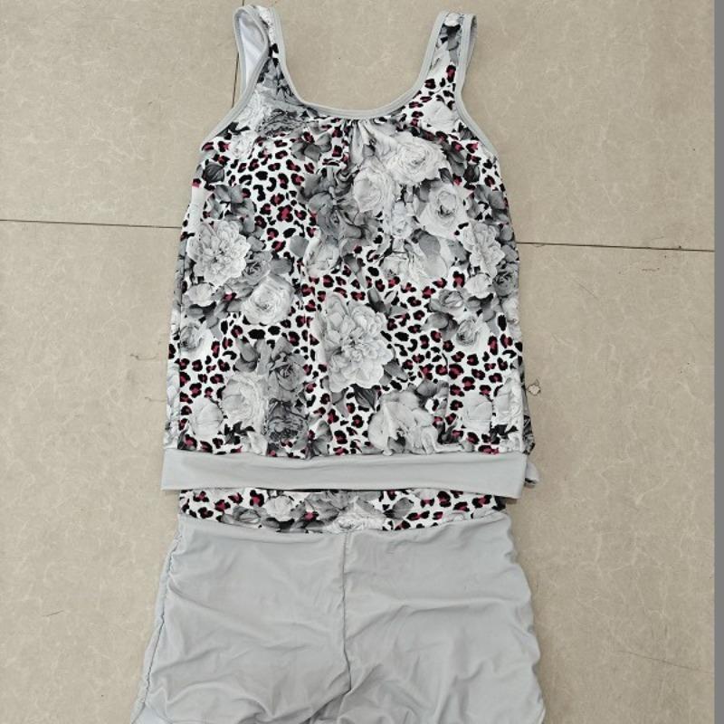 Printed Swimsuit Women's Split Swimsuit