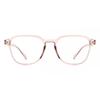 Full Rim Square Transparent Pink Smartbuy Collection Norwin G30021 C5 Fashion Unisex Eyeglasses
