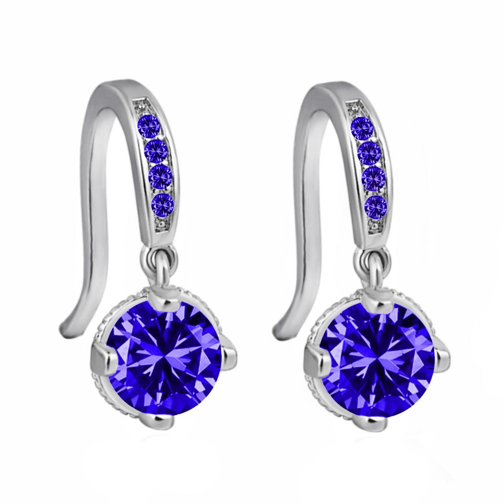 Silver Water Drop Earrings for Women: Elegant Japanese-Korean Style, Versatile Ear Hooks