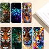 UP5 Animal Tiger Transparent Phone Case for Samsung Galaxy A04 A04S A14 A23 A34 A54 M23 M33 M52 M53