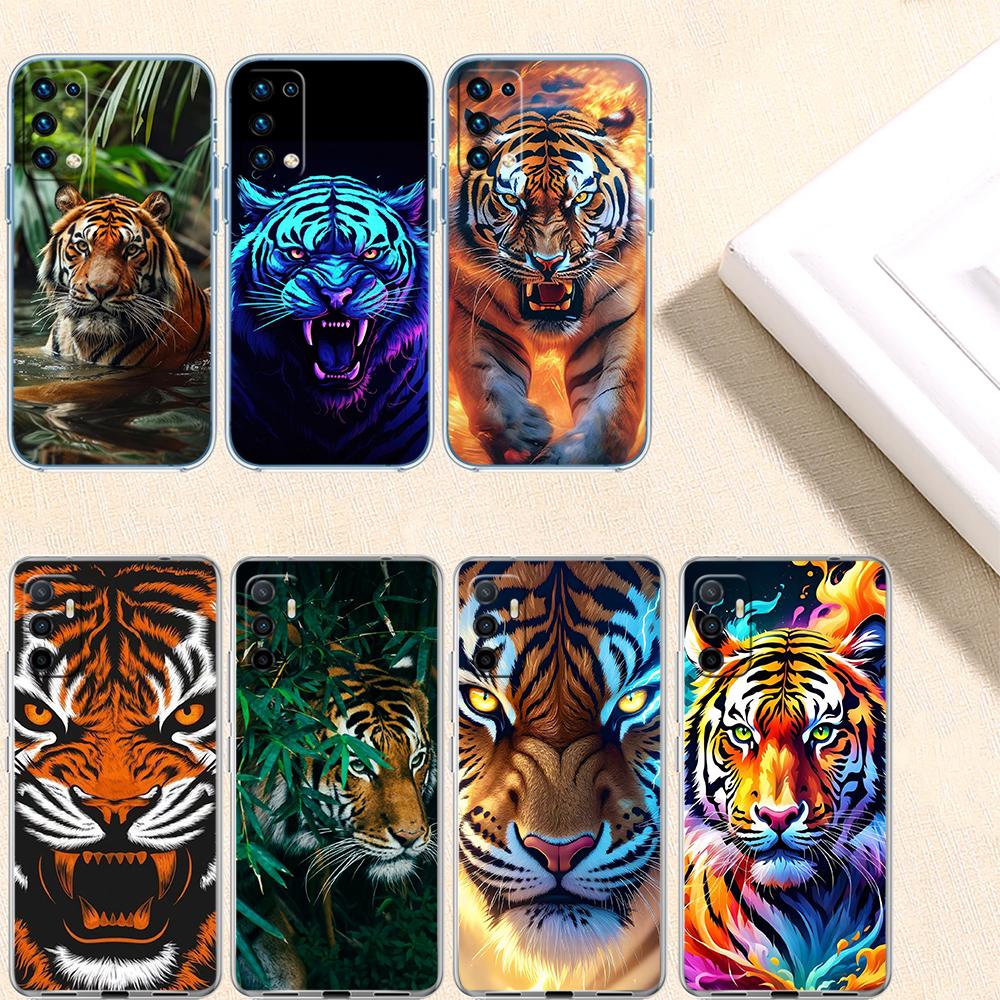 UP5 Animal Tiger Phone Case for LG K22 K30 K40 K40S K41 K42 K50 K50S K51 K51S K52 K61 K62 K71 K92 Q60 Q61 V40 V50 V60