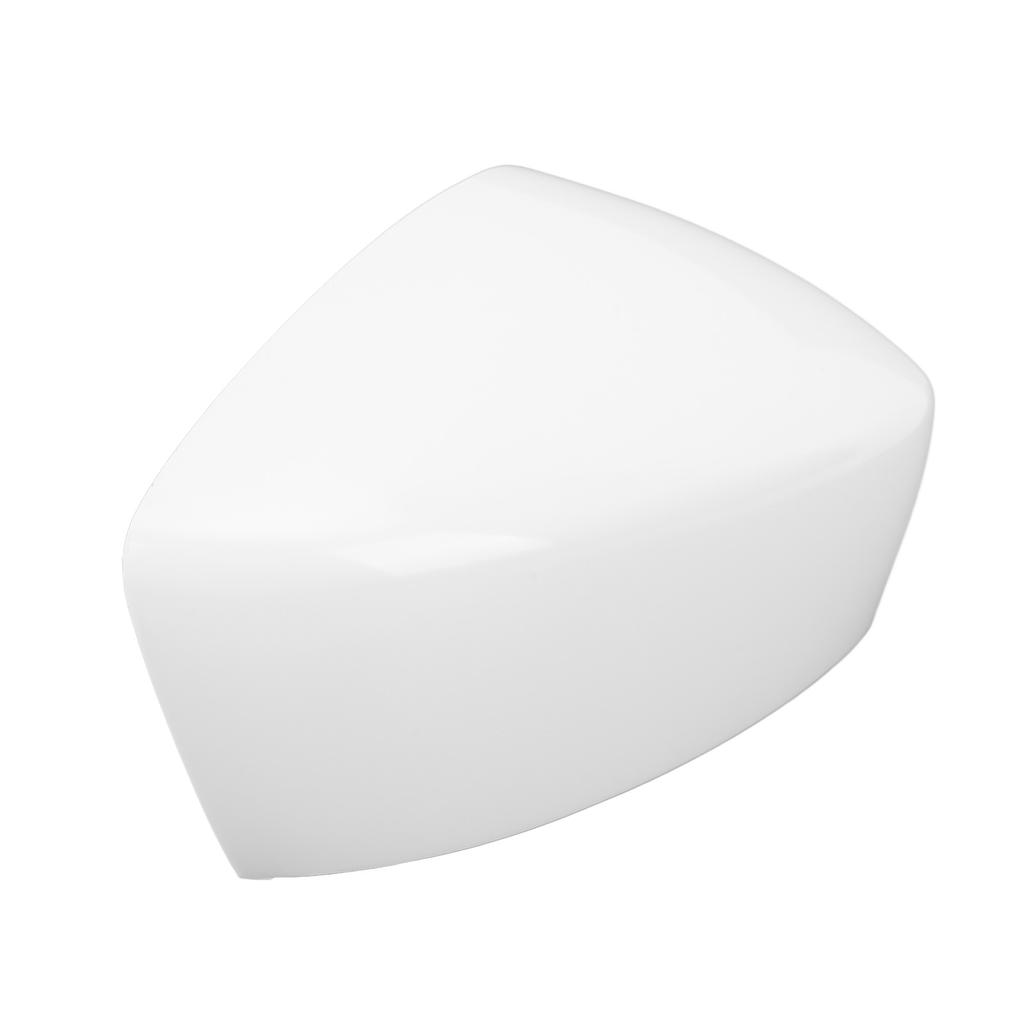 Außenspiegelkappe Unlackiert Weiß Hochfest Tür Rückspiegel Abdeckkappe für 3 Axela M3 2014 bis