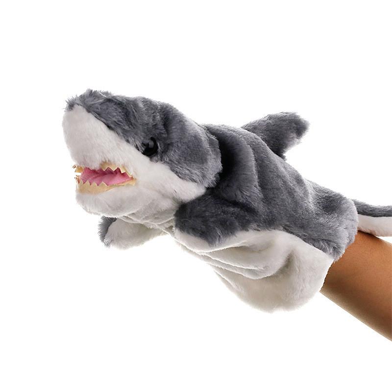 Plush Marine Plush Animals Shark Early Education Finger Puppet Stage Performance