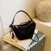 Korean Versi Faux Suede Women Handbags Exquisite Trend Solid Color Zipper Casual Crossbody Bag Simple Versatile Shoulder Bag