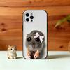 S-Sad H-Hamster Meme Phone Case For iPhone 17, 16,15,14,13,12,11 Plus,Pro Max, Others Soft Black Cover