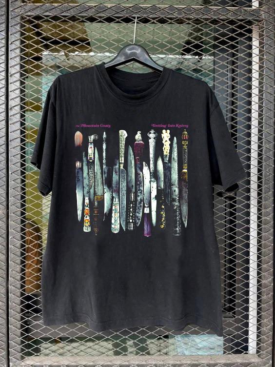 The Mountain Goats  Getting Into Knives   T Shirt All Size S-5Xl FF267 Unisex T-Shirt XXL