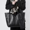 Vegetable Tanned Leather Simple Leather Tote Bag Shoulder Bag Large Capacity Women'S Bag Underarm Bag Handbag Cowhide