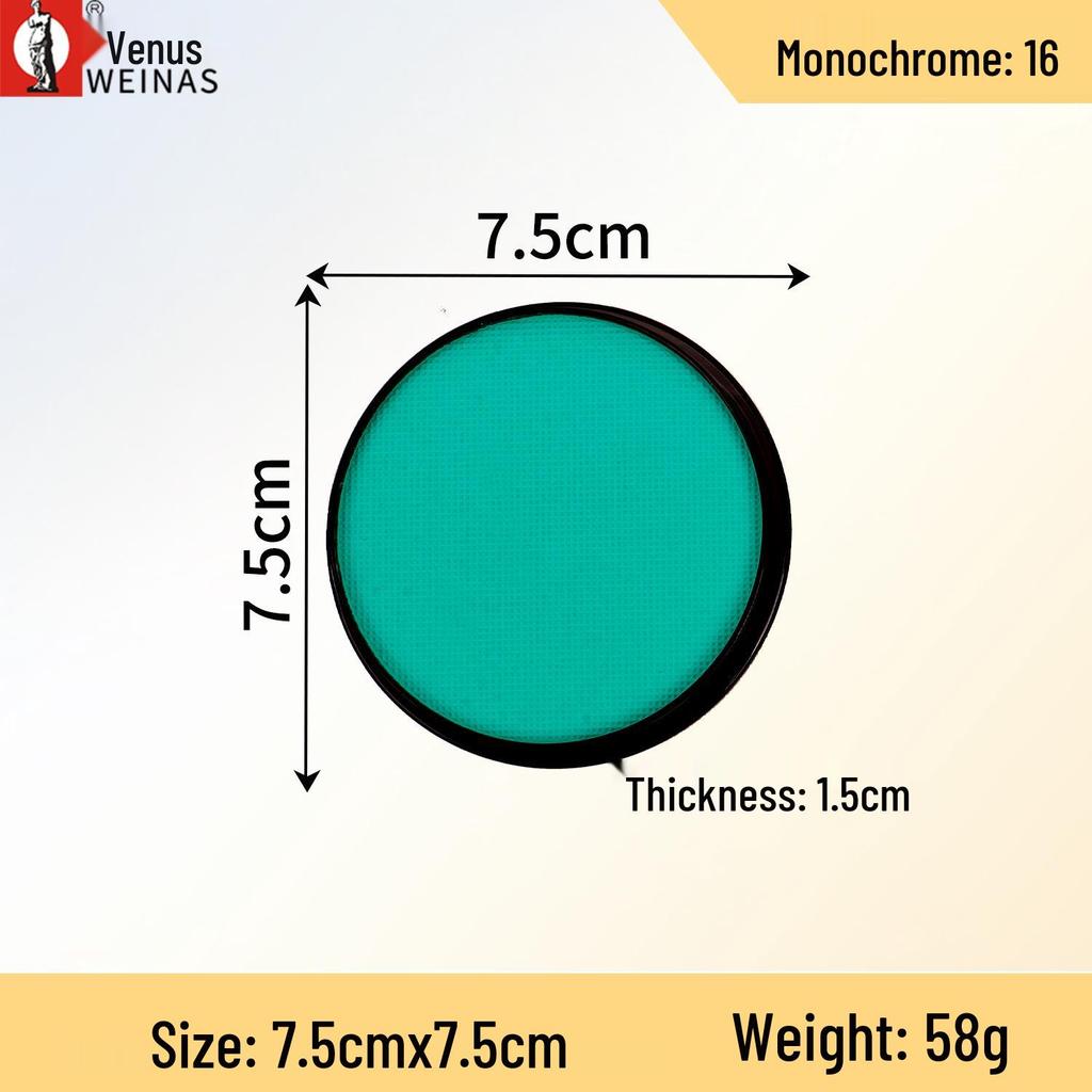 Monochrome Water-Soluble Body Paint for Kids DIY Halloween Cosplay Face Painting Palette