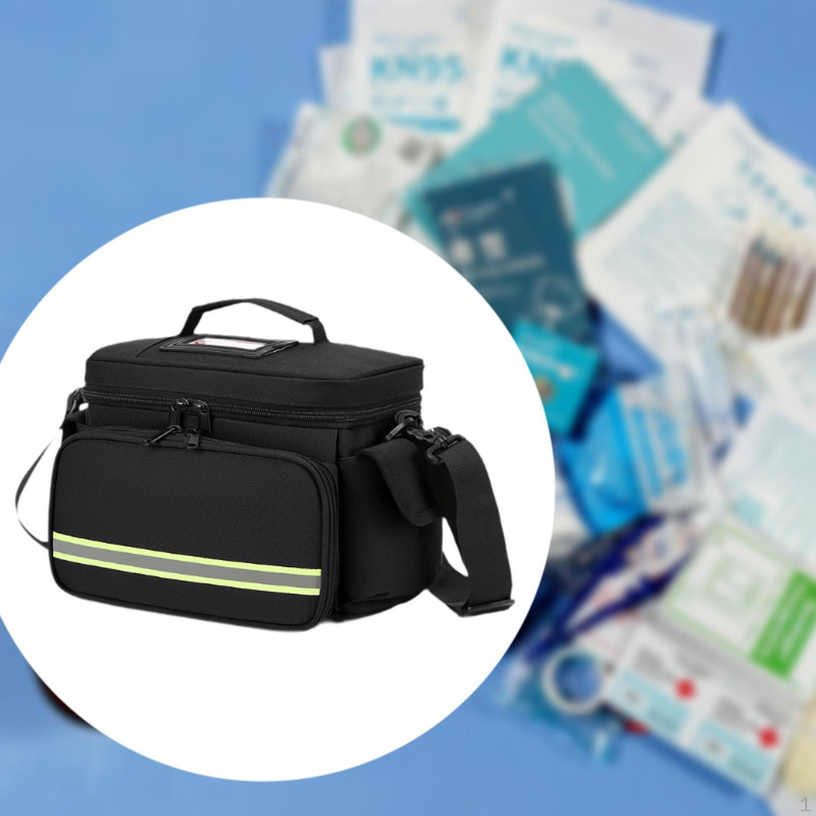 

Пустая сумка для оказания первой помощи, органайзер для аптечек, регулируемый ремень, медицинские принадлежности для хранения Single Layer