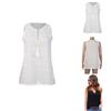 Elegant Women's Cotton Lace Top With Embroidery For Summer Casual Outfits