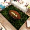 Rugby American Football Field  Area Rug,Carpet Rug for Living Room Bedroom Sofa Doormat Decoration,kids Play Non-slip Floor Mat