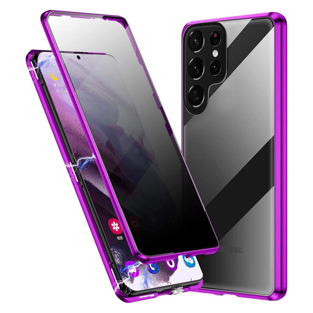 Suitable for Samsung S25 Ultra Mobile Phone Case  Magneto 23plus Metal Magnetic Double Sided Glass Sheath