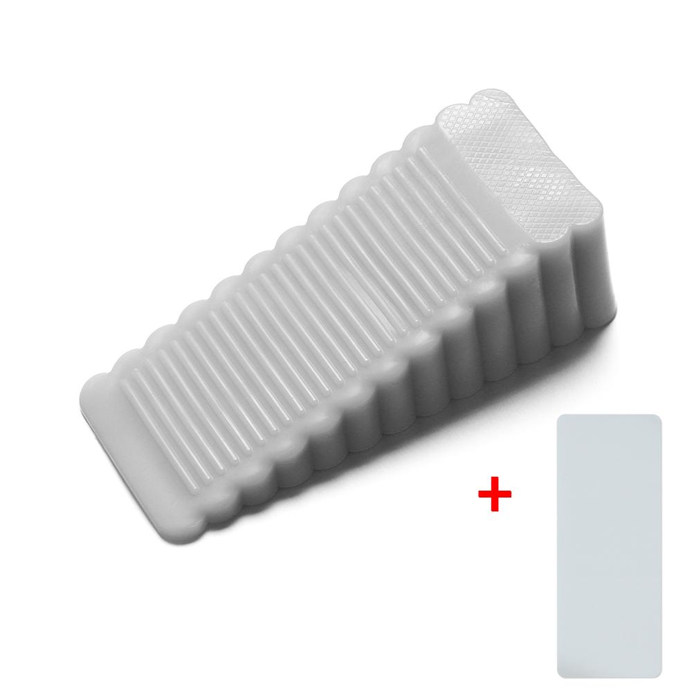 

Home Non Punching Anti-Collision Door Wedge Door Stopper Wall Protector Floor Block білий