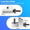 Feekoon Brake Line Clamp, 2 Pcs Hose Pinch Clamp Pliers, Metal Brake Line Clamp Suitable For Flexible Hoses Fuel Hoses Gas Lines Brake Hoses Radiator