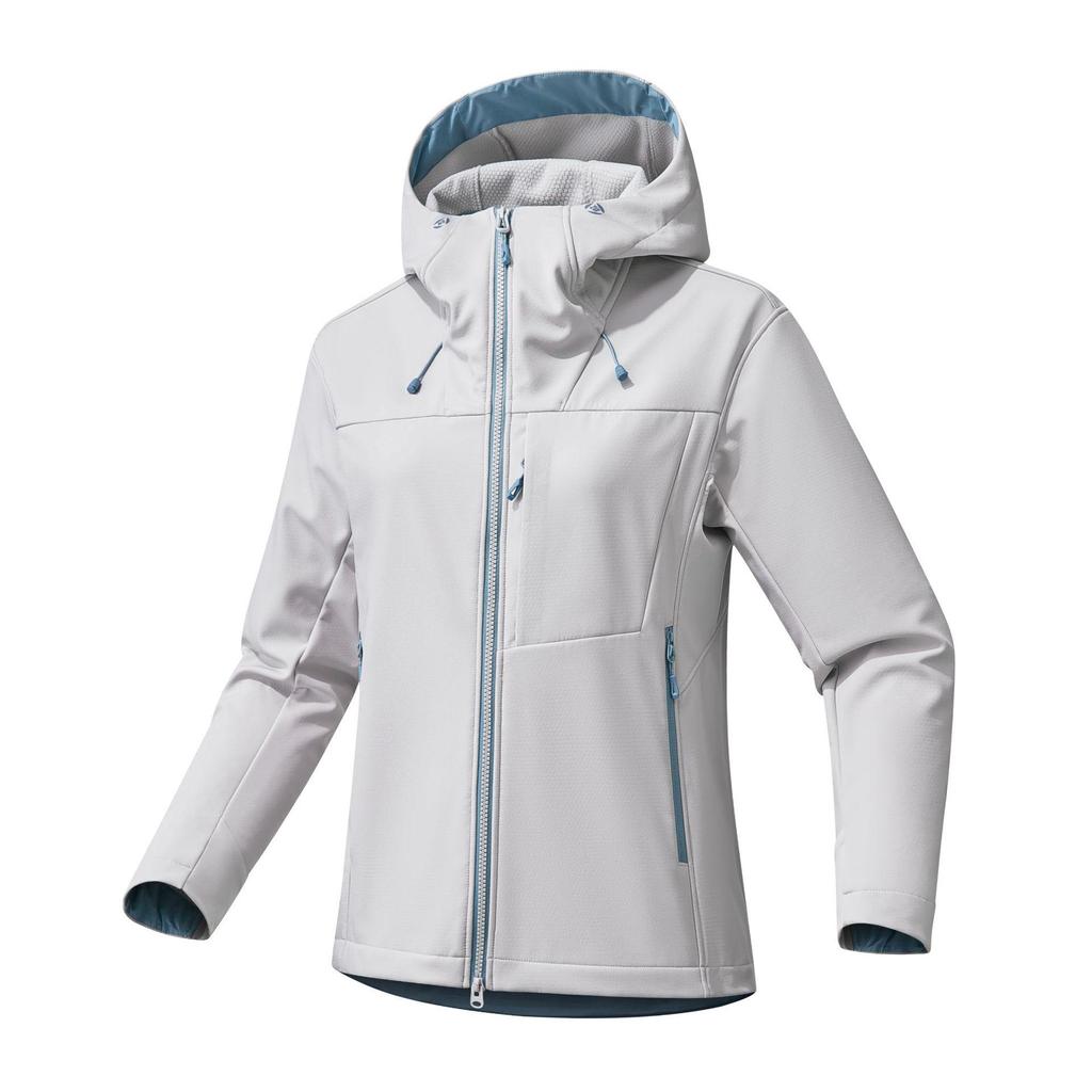 Damska Wiatroodporna Wodoodporna Kurtka Softshell - Oddychająca Odzież Sportowa Outdoorowa i Codzienna