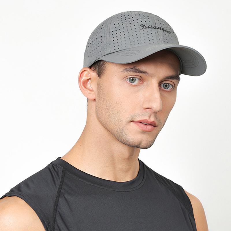 Embroidered Men's Summer Breathable Baseball Cap Sunscreen Quick-Drying Peak Cap Sunshade Cap
