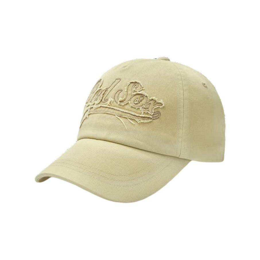 Хлопковые Бейсболки MLB Унисекс Желтые Модные 3ACPV025N-43SAS F