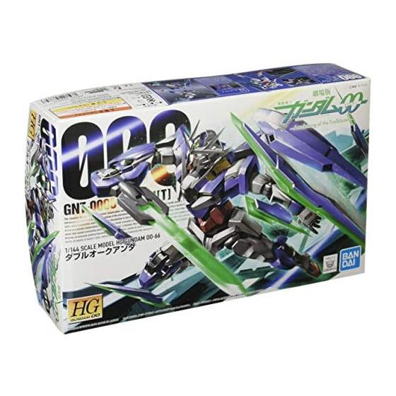 BANDAI SPIRITS HG Movie version Mobile Suit Gundam 00 -A wakening of the Trailblazer- Double O Quanta 1/144 scale color-coded plastic model