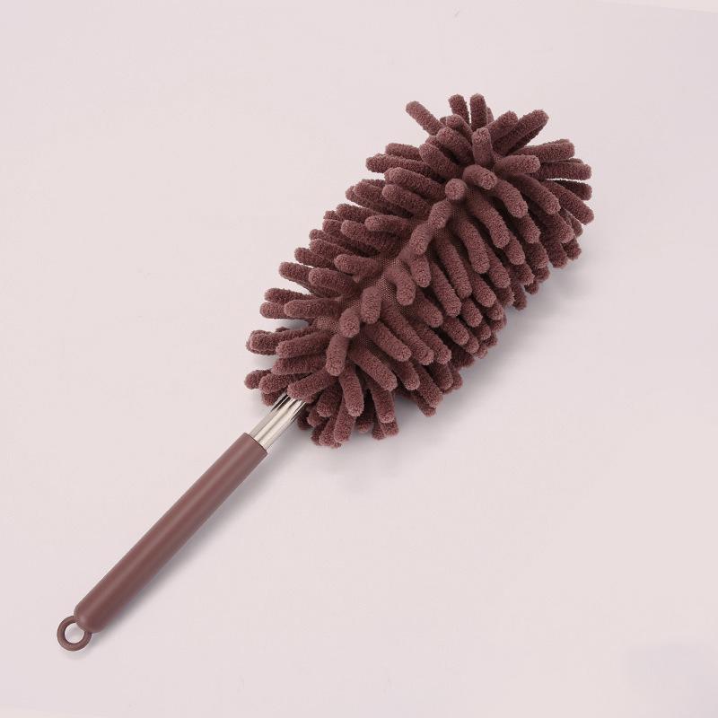 Telescopic Cleaning Stick Microfiber Duster Multifunction Home Stainless Steel Dust Brush Ceiling Cleaning Utensils CCD006