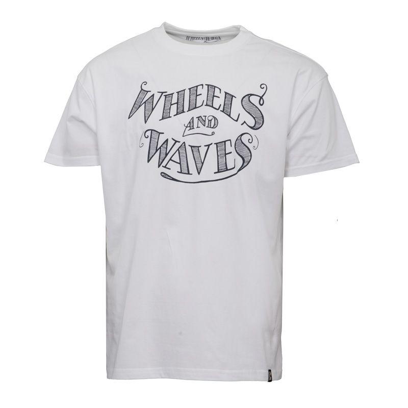 

Футболка джерси с логотипом ww/1/tee/naoto/wh Мужская WHEELS AND WAVES XXL белый