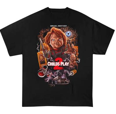 Child's Play #2 Chuckyy Shir Horror Movie Graphic Scary Film T-Shir