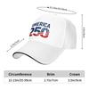 America 250th Anniversary USA Proud Americans Casual Baseball Cap Summer Trucker Hat Hunting Snapback Cap Men Baseball Caps