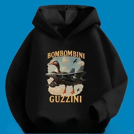 Autumn Winter Brainrot Kids Hoodies Cartoon Pattern Children Sweatshirt Tung Tung Sahur Casual Long Sleeve Tops Youth Clothing