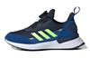 Rapidarun Boa K Casual Slip Resistant, Abrasion Resistant, Breathable Mid Top Kids' Running Shoes Blue Green FW4172