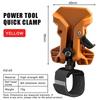 High-Hardness Self-Locking Drill Holder With Belt Clip Quick Release Power Accessory for Workshop DIY Wood Processing Work