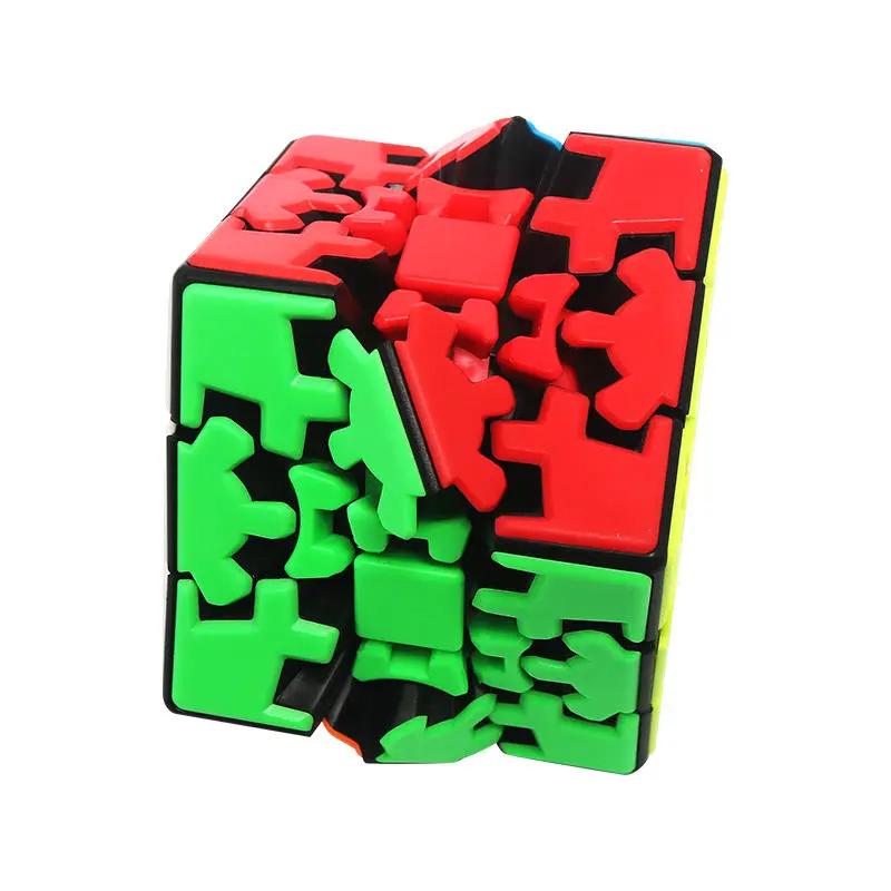 Non-Toxic Kids Gear Magic Cube 3X3X3 Mofangge Speed Gear Pyramind Cylinder Sphere Professional Cubo Magico Gear Puzzle Series Toys