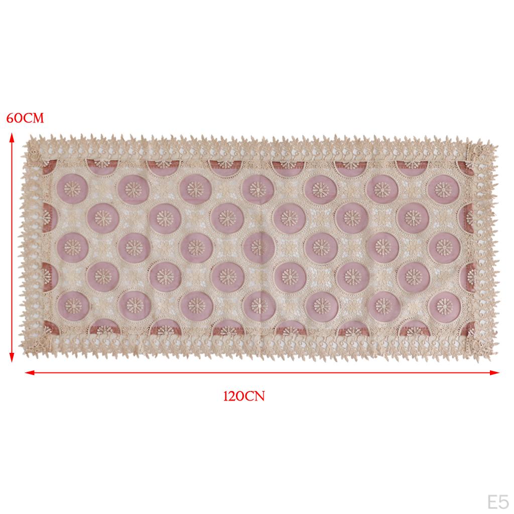 Bestickte Spitzentischdecke - für Hochzeiten, Restaurants, Bankette oder Partys Verschiedene Tischgrößen