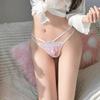 Erotic Panties Women Sexy Embroidery Thongs Transparent Hollow Girls Underwear Bikini Cute G-Strings