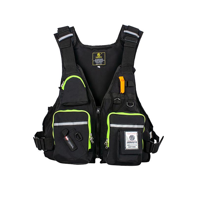 Multifunctional High-Buoyancy Fishing Vest with Customizable Logo for Rock and Sea Fishing