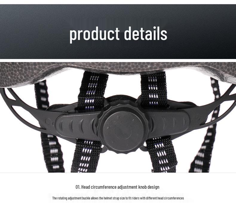 Adult Breathable Bicycle Helmet - Imitation Integrated Molding for Mountain & Road Cycling