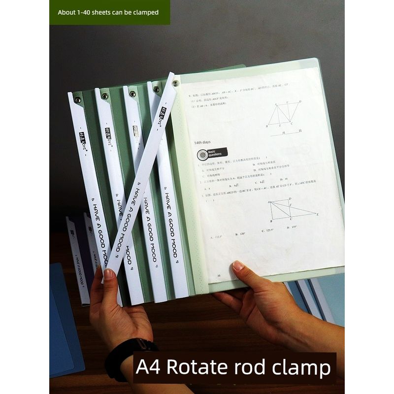Rotate Students Good-looking Thickened Folder