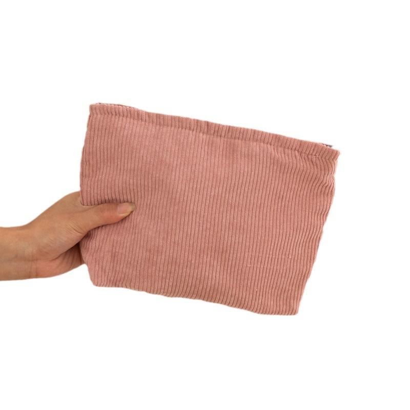 

Вельветовая косметичка для женщин, органайзер для туалетных принадлежностей, косметичка на молнии, клатч, дорожная косметичка для девочек, сумка для хранения косметики розовый